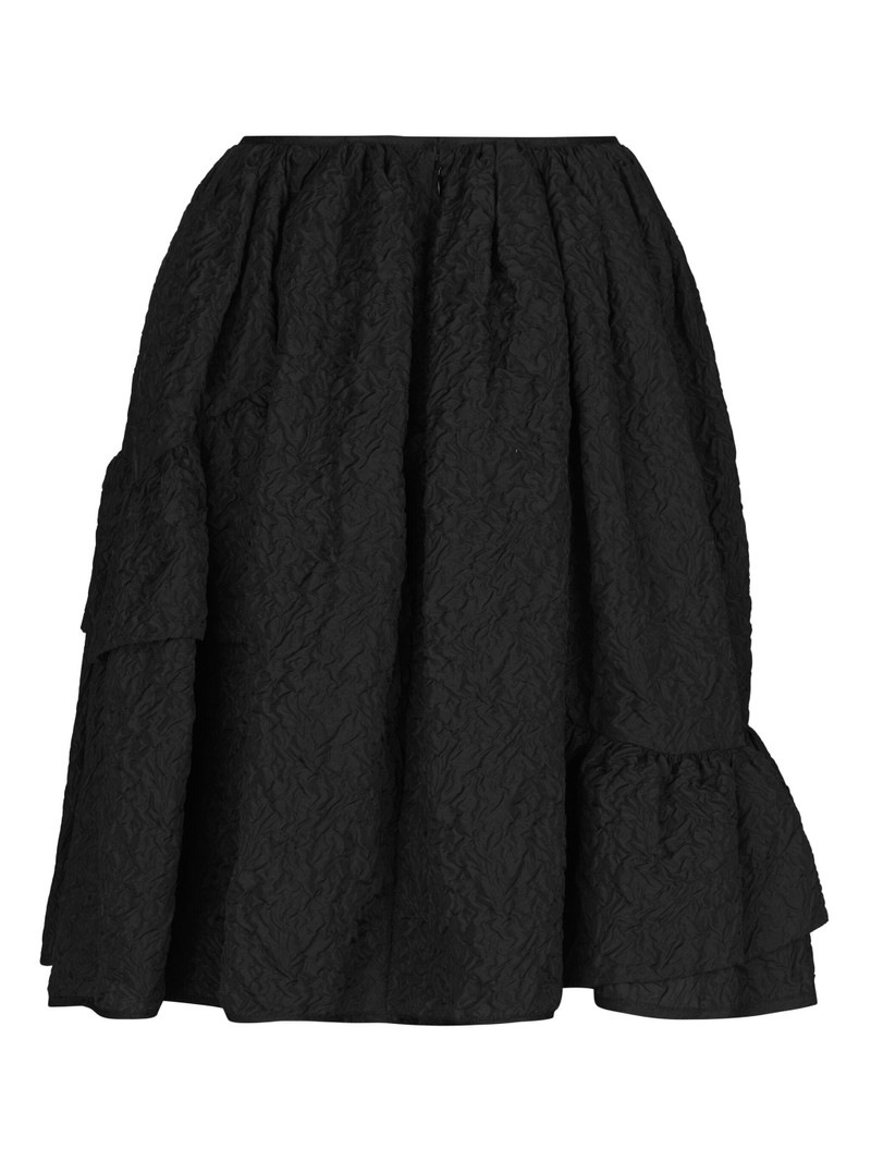 CECILIE BAHNSEN Vanilla Matelassé-effect Midi Skirt outlook