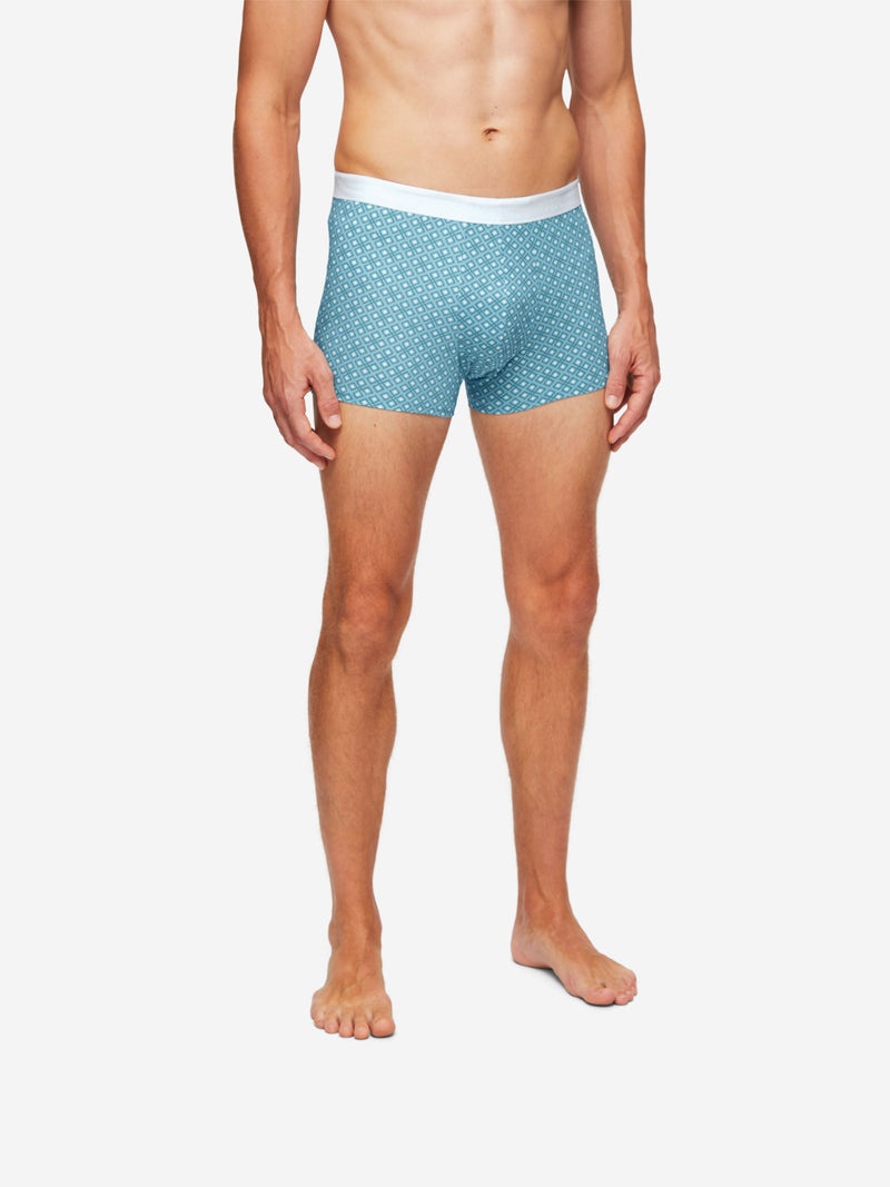 Men's Hipster Geometric Pima 3 Blue - 5