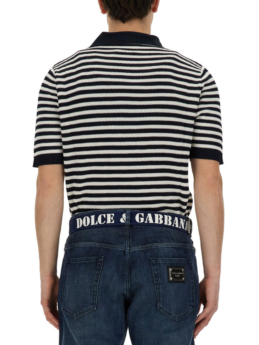 Dolce & Gabbana Men V-Neck Polo Shirt - 3