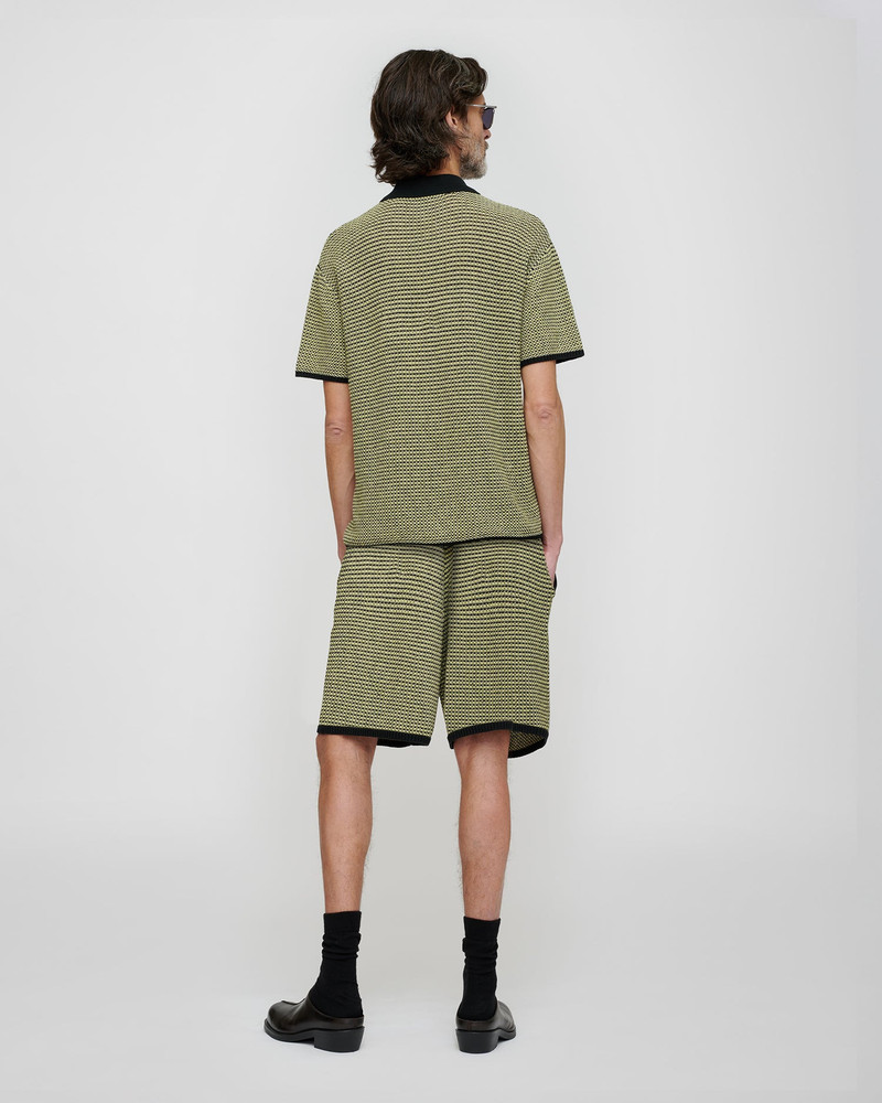 Nanushka Cotton Linen Stripe Shirt outlook