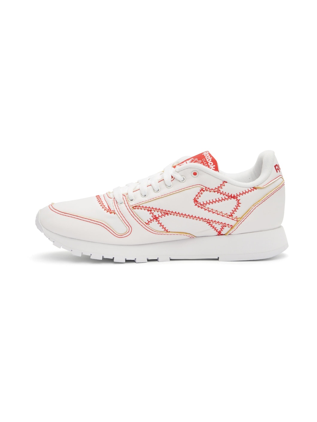 White Reebok Classic Edition Sneakers - 3