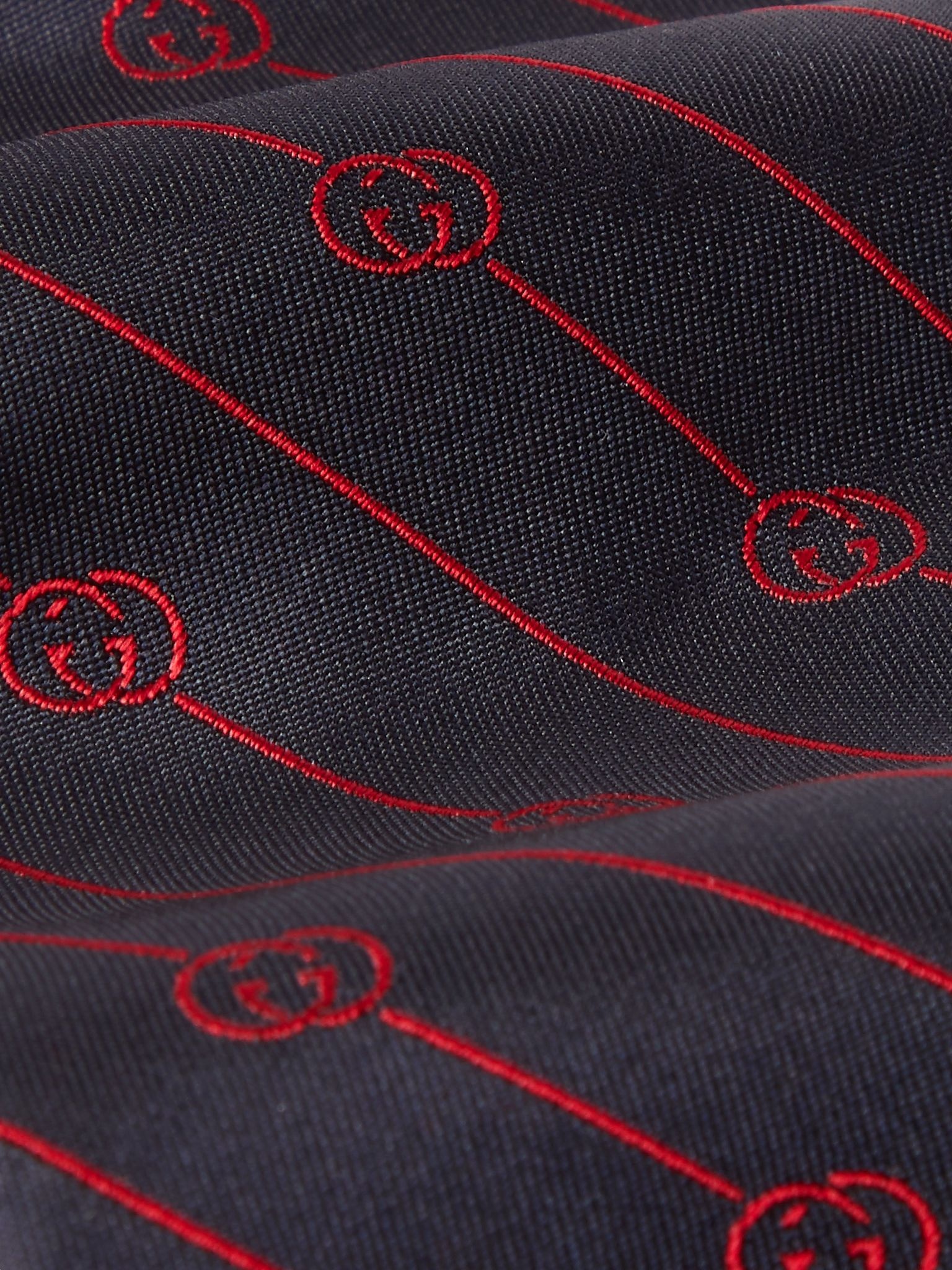 7.5cm Logo-Jacquard Silk-Twill Tie - 3