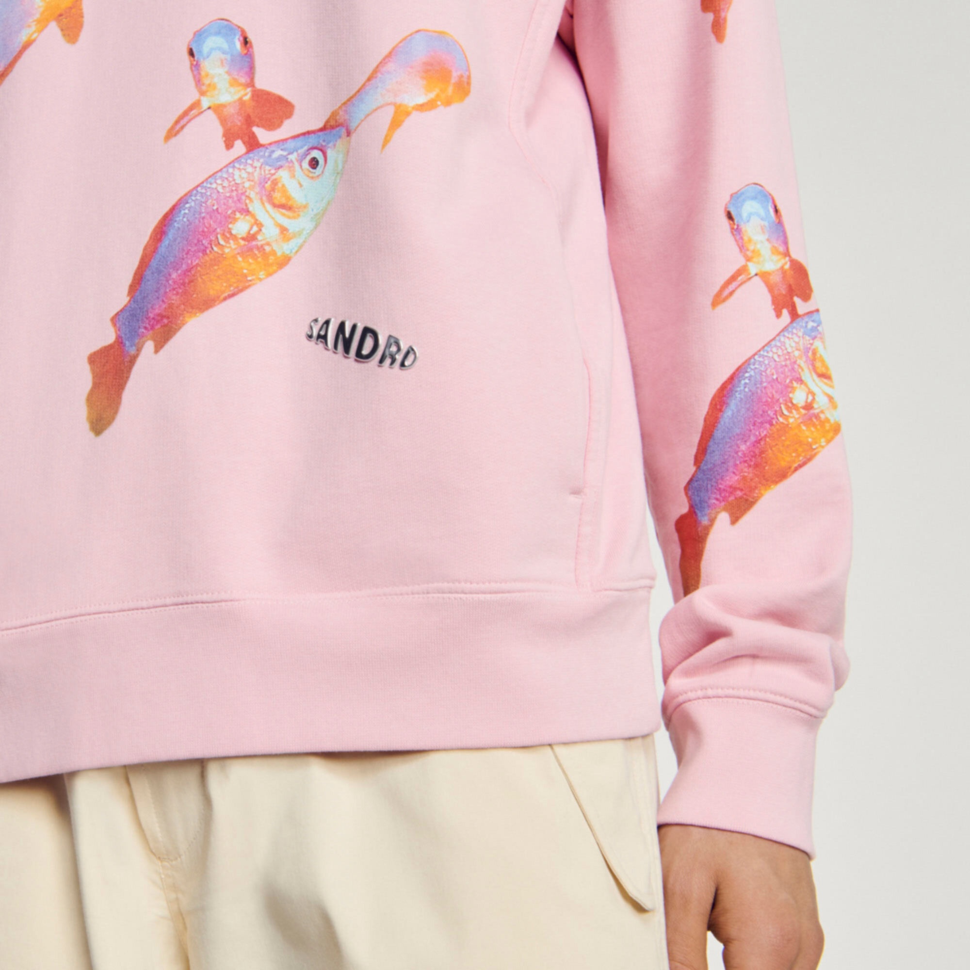 HOODED PRINTED SWEATSHIRT - 4