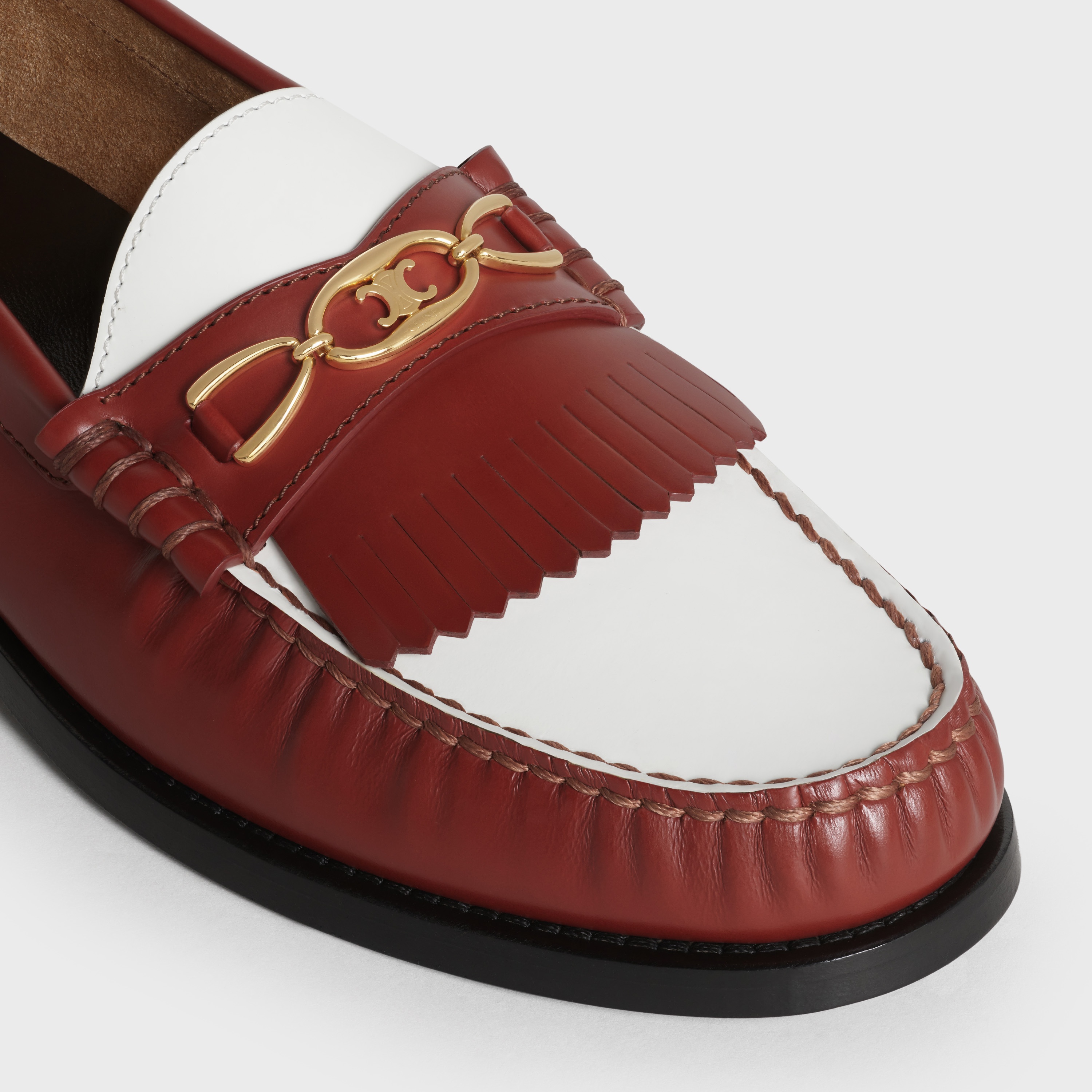 CELINE LUCO MAILLONS TRIOMPHE LOAFER in Polished Calfskin - 4