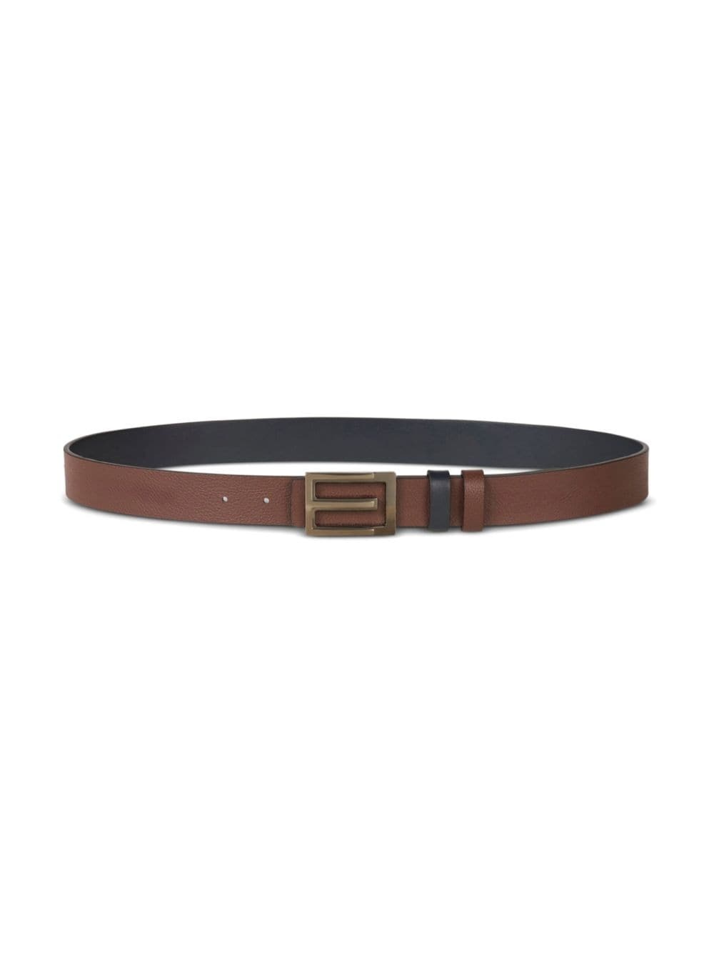 reversible leather belt - 3