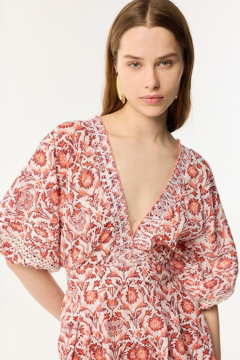 Short Jumpsuit Chantal - Pink Victorian 1