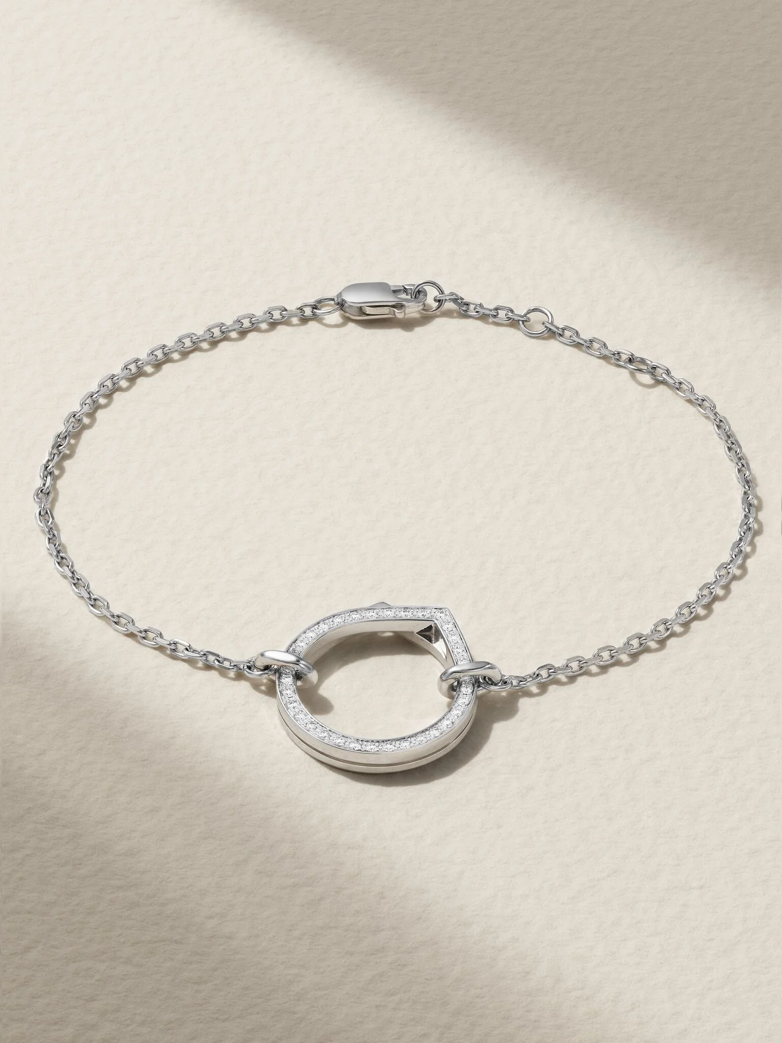 Antifer 18-karat white gold diamond bracelet Silver - 1