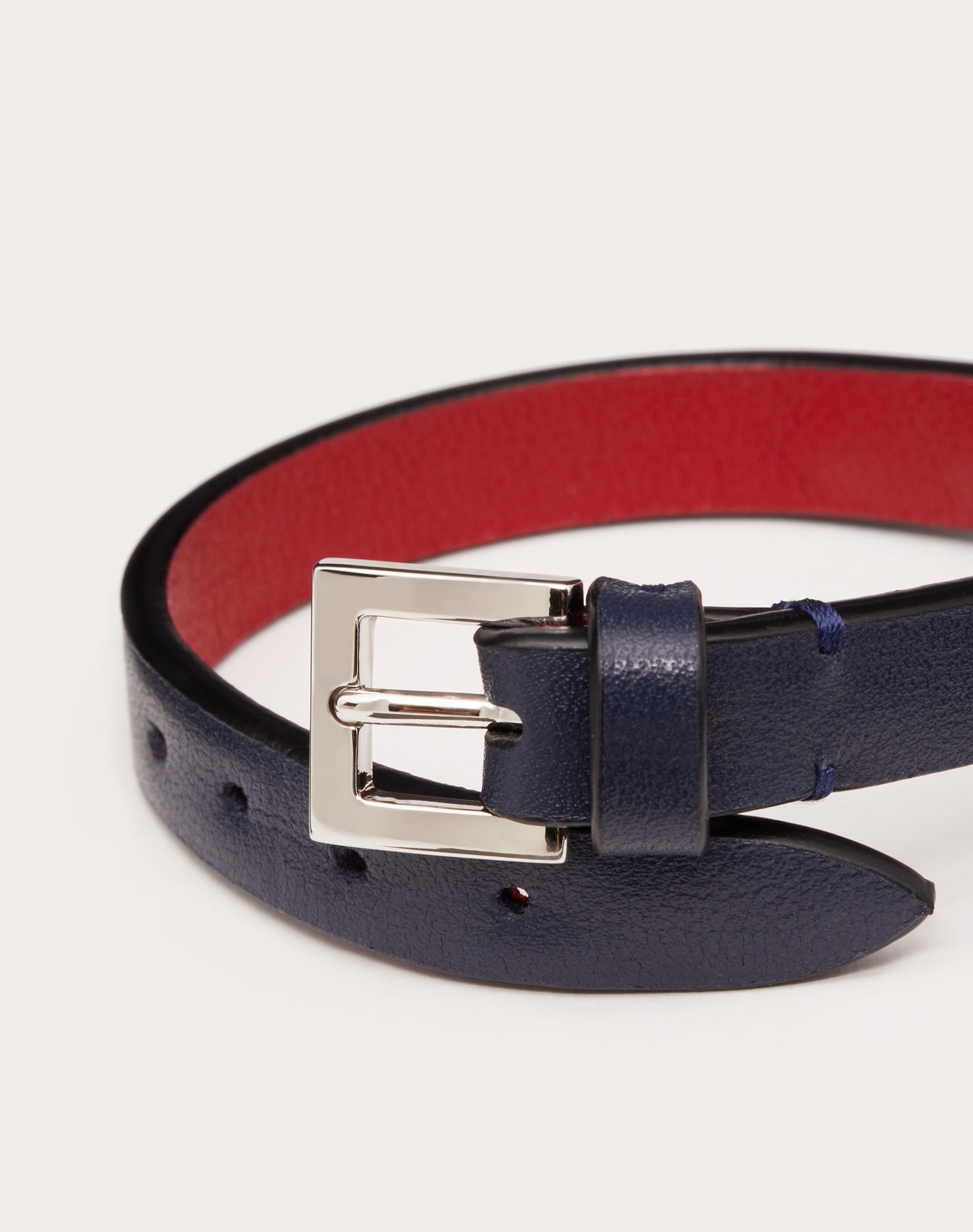 VLogo Signature Leather Bracelet - 4