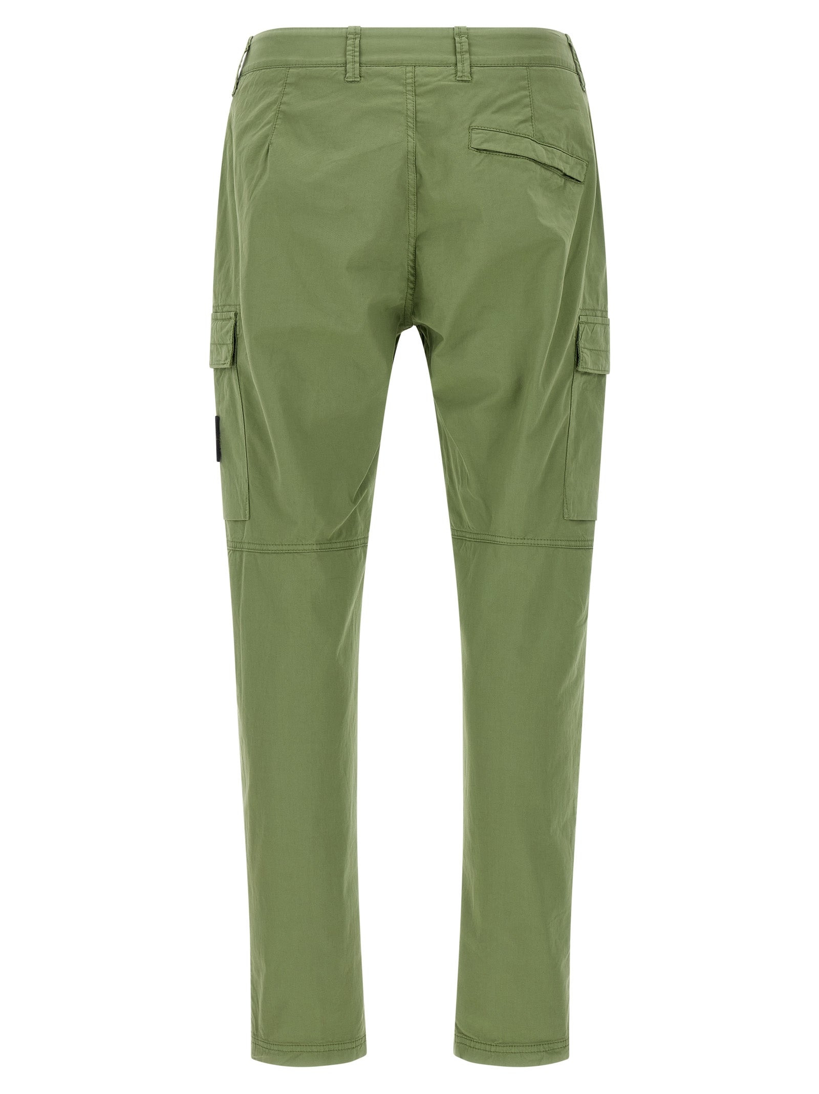 Logo Badge Cargo Pants Green - 2