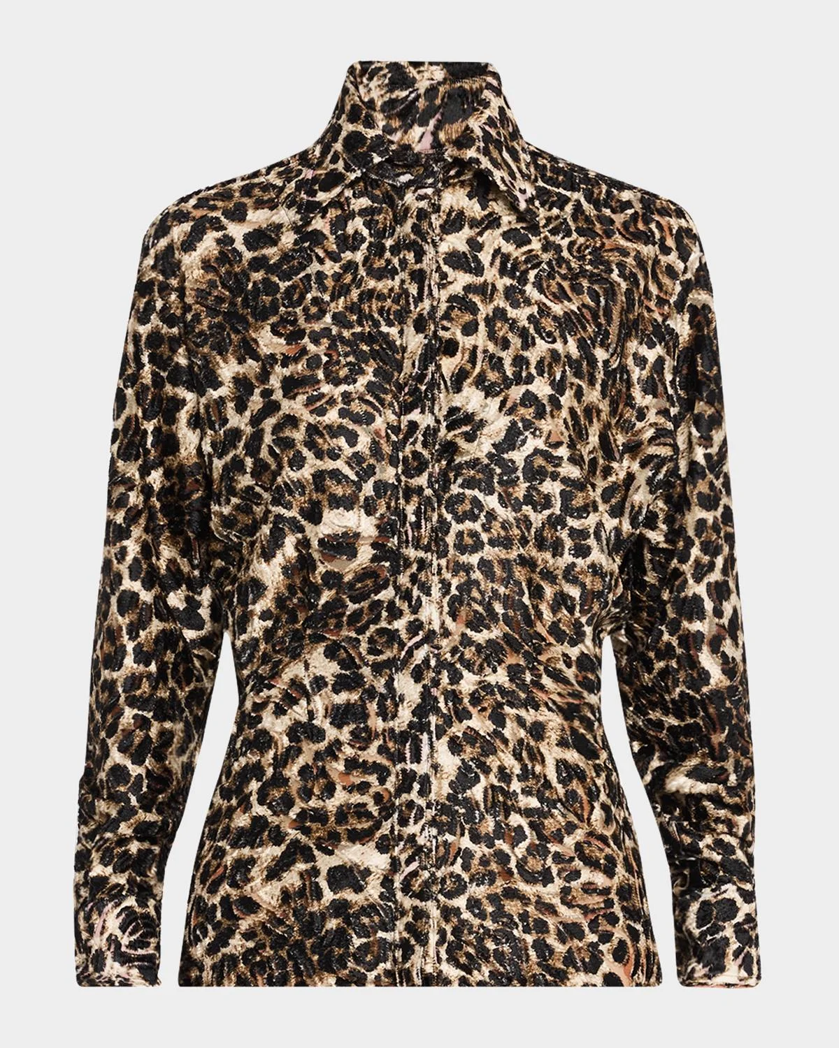 Cheetah Althea Mini Shirtdress - 1
