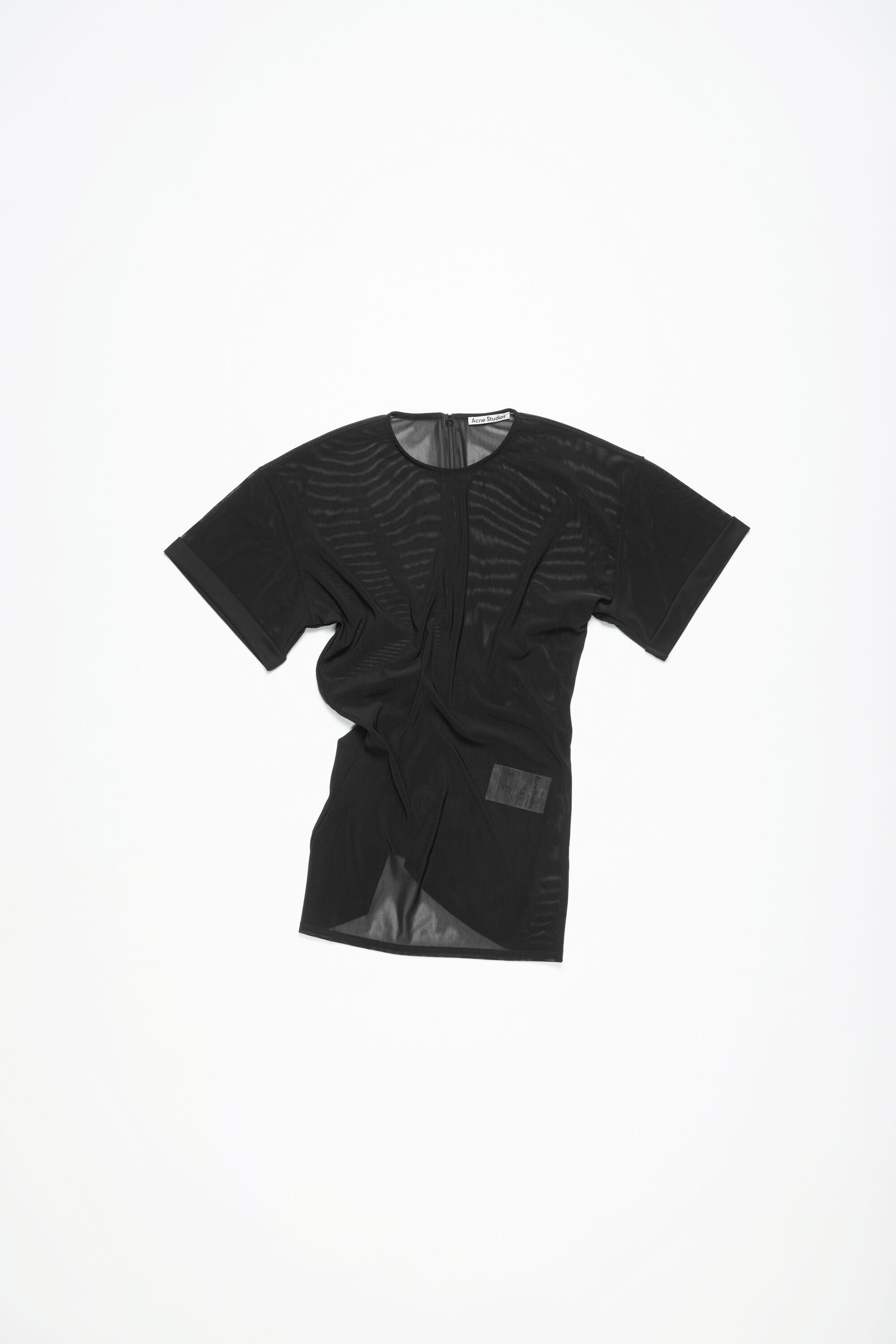 Mesh t-shirt - Black - 1