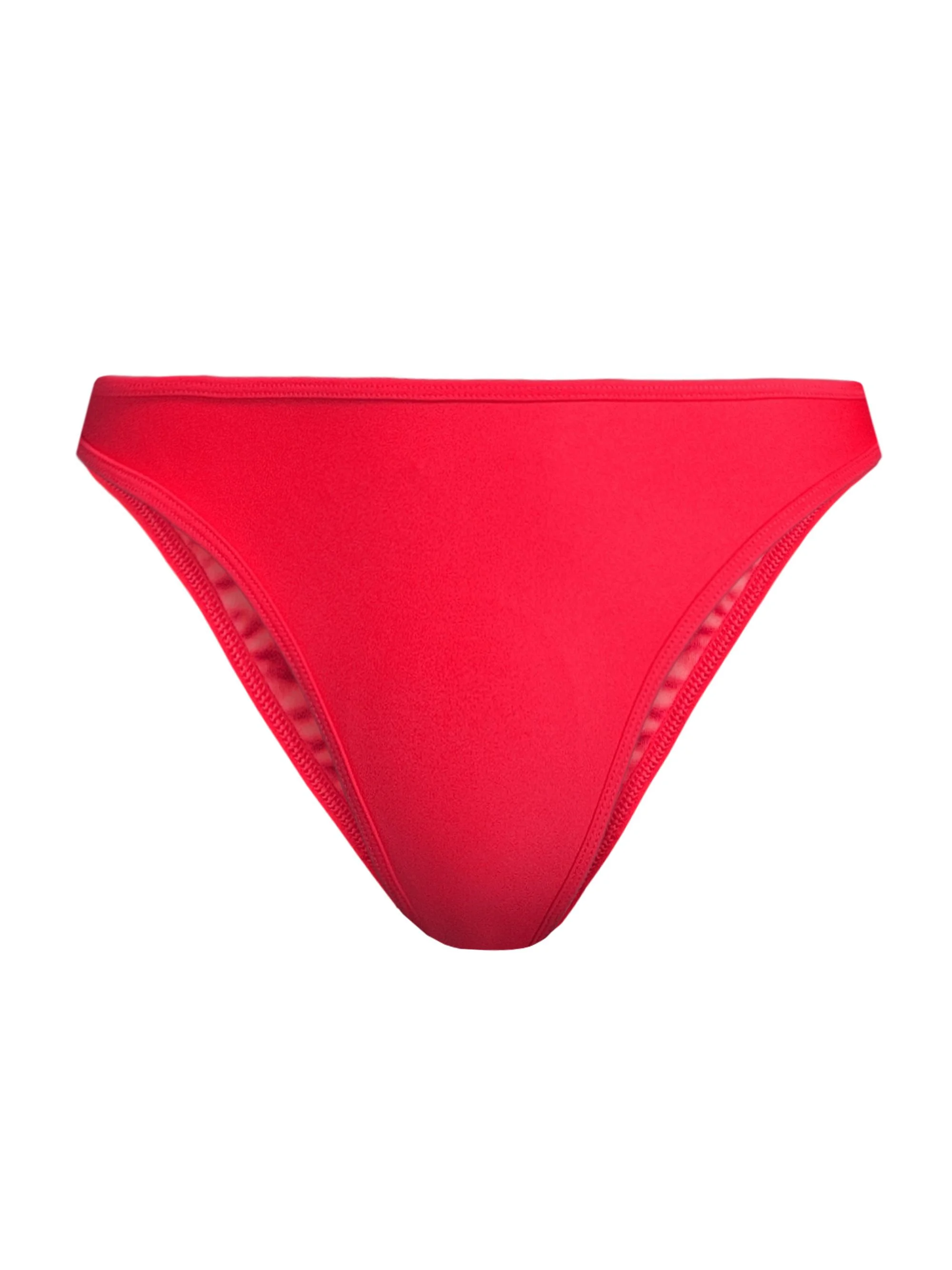 Women's Isla High-Leg Bikini Bottom - Flame - 1
