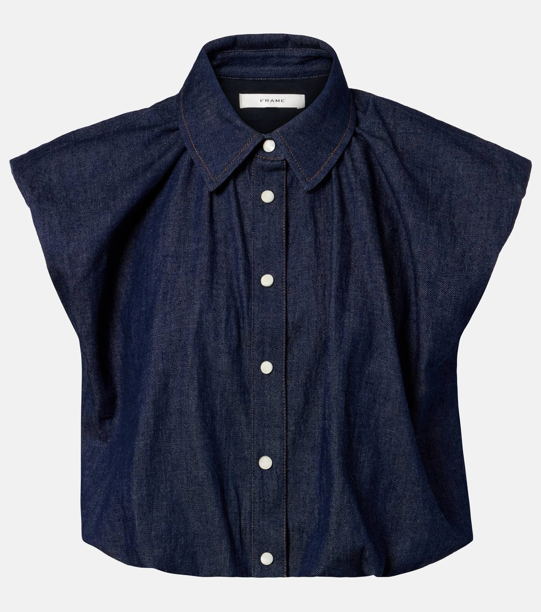 Shell denim blouse - 1