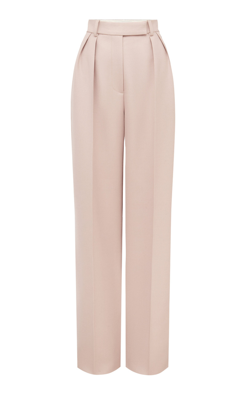 Tailored Wool Trousers nude 1