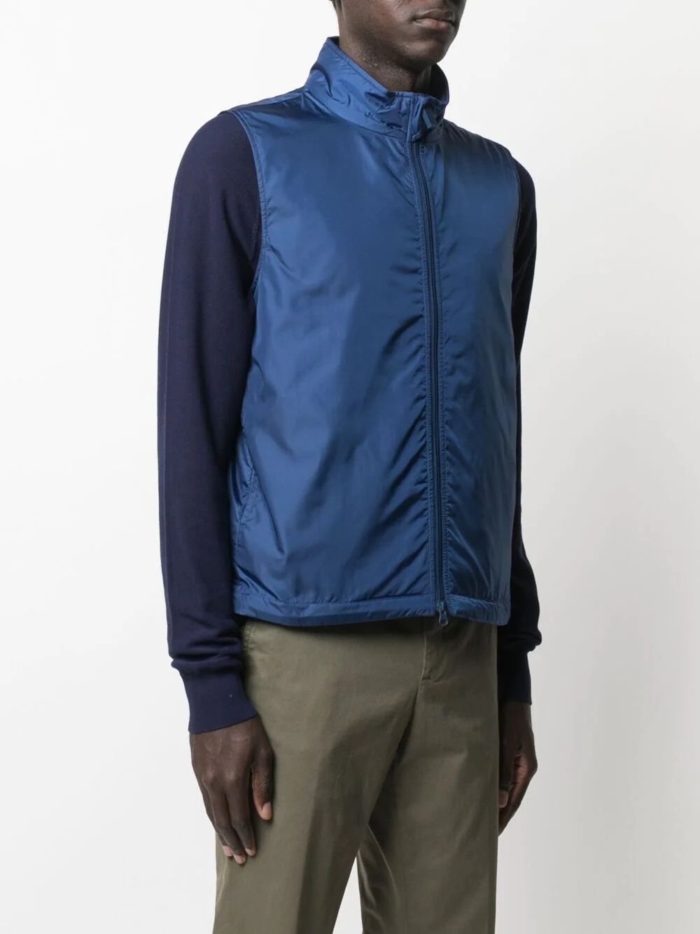 zipped-up gilet - 3