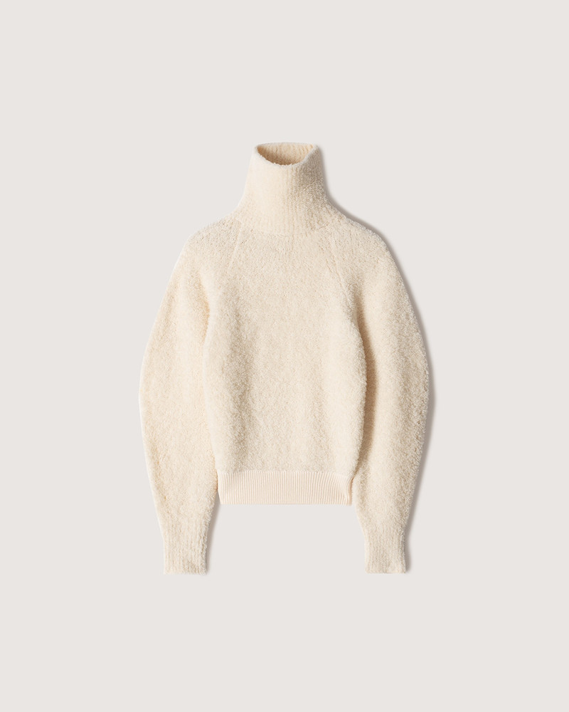 MIAH - Fleece sweater - Ecru 1