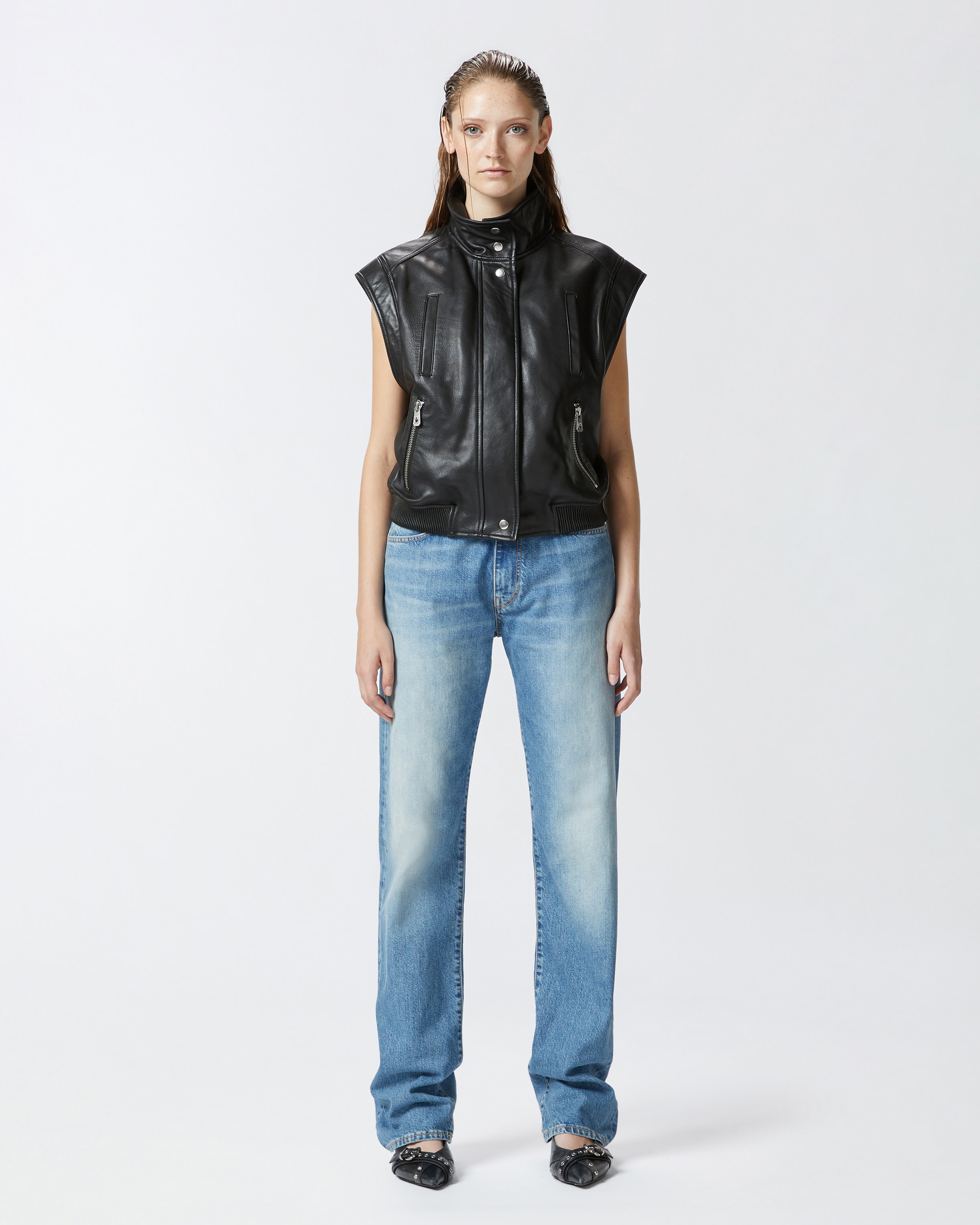 NAPPA LEATHER BIKER JACKET - 3
