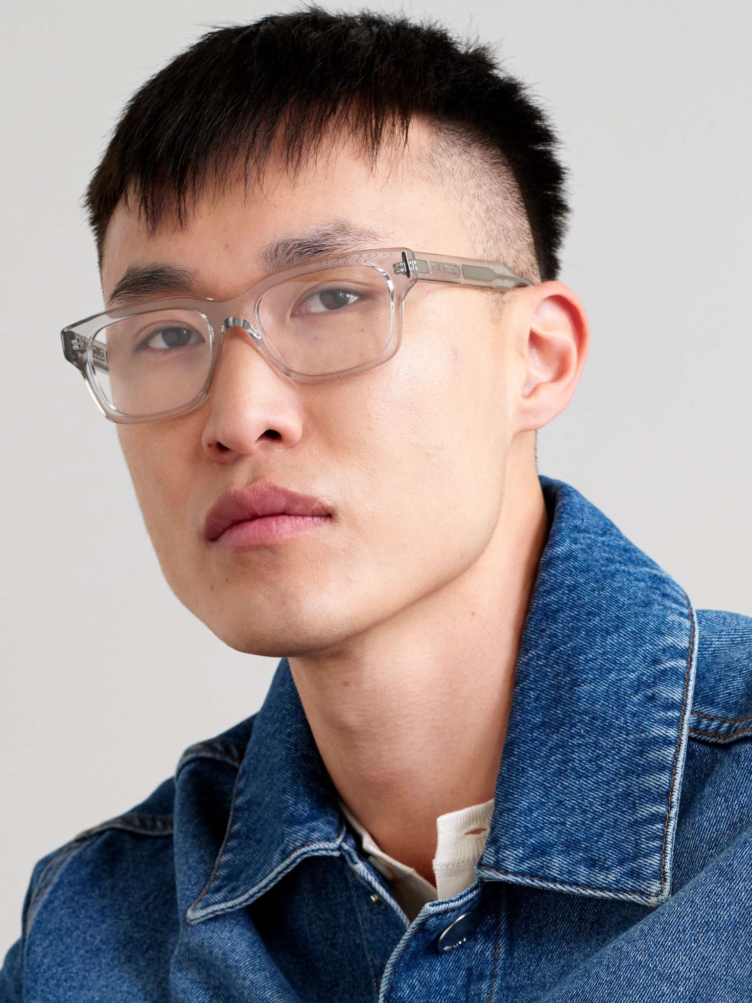 Square-Frame Recycled-Acetate Optical Glasses - 2