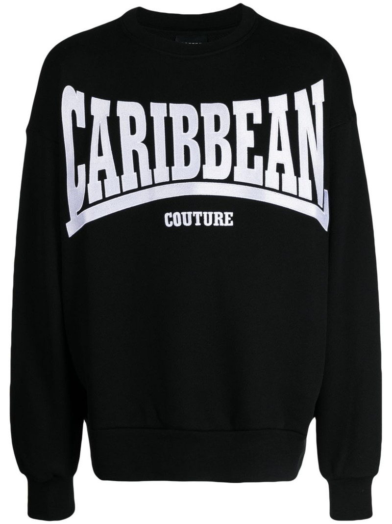 embroidered organic cotton sweatshirt 1