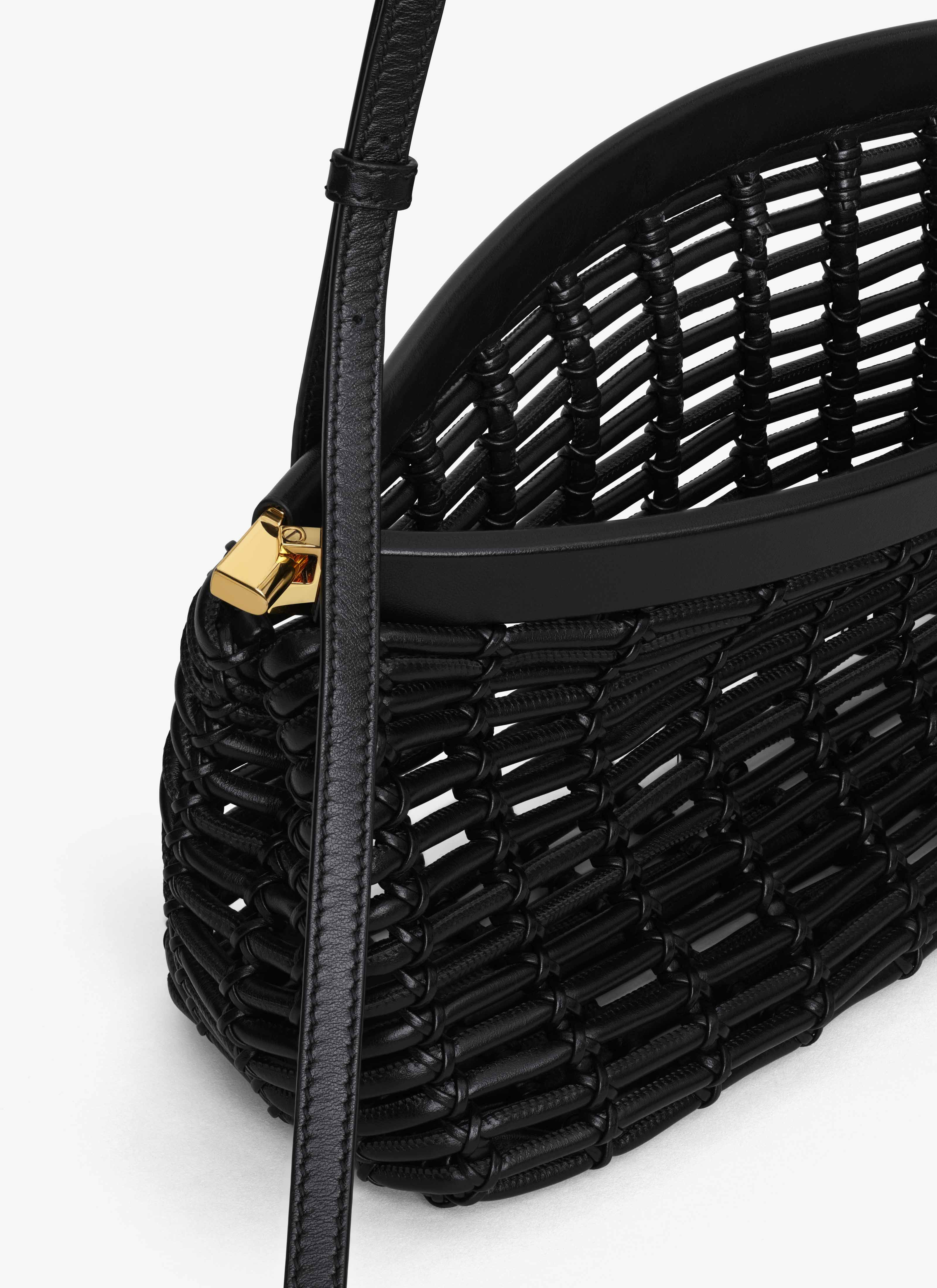 LE CLICK EAST WEST MEDIUM BAG IN BRAIDED CALFSKIN - 5