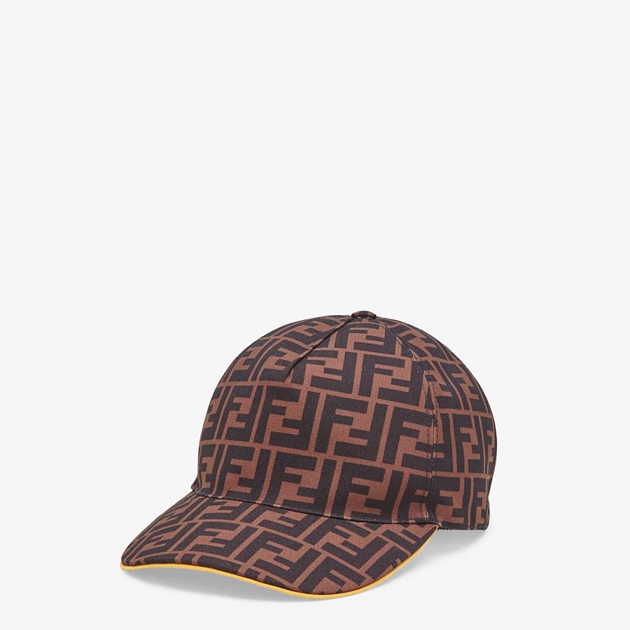 Multicolor canvas baseball cap - 1