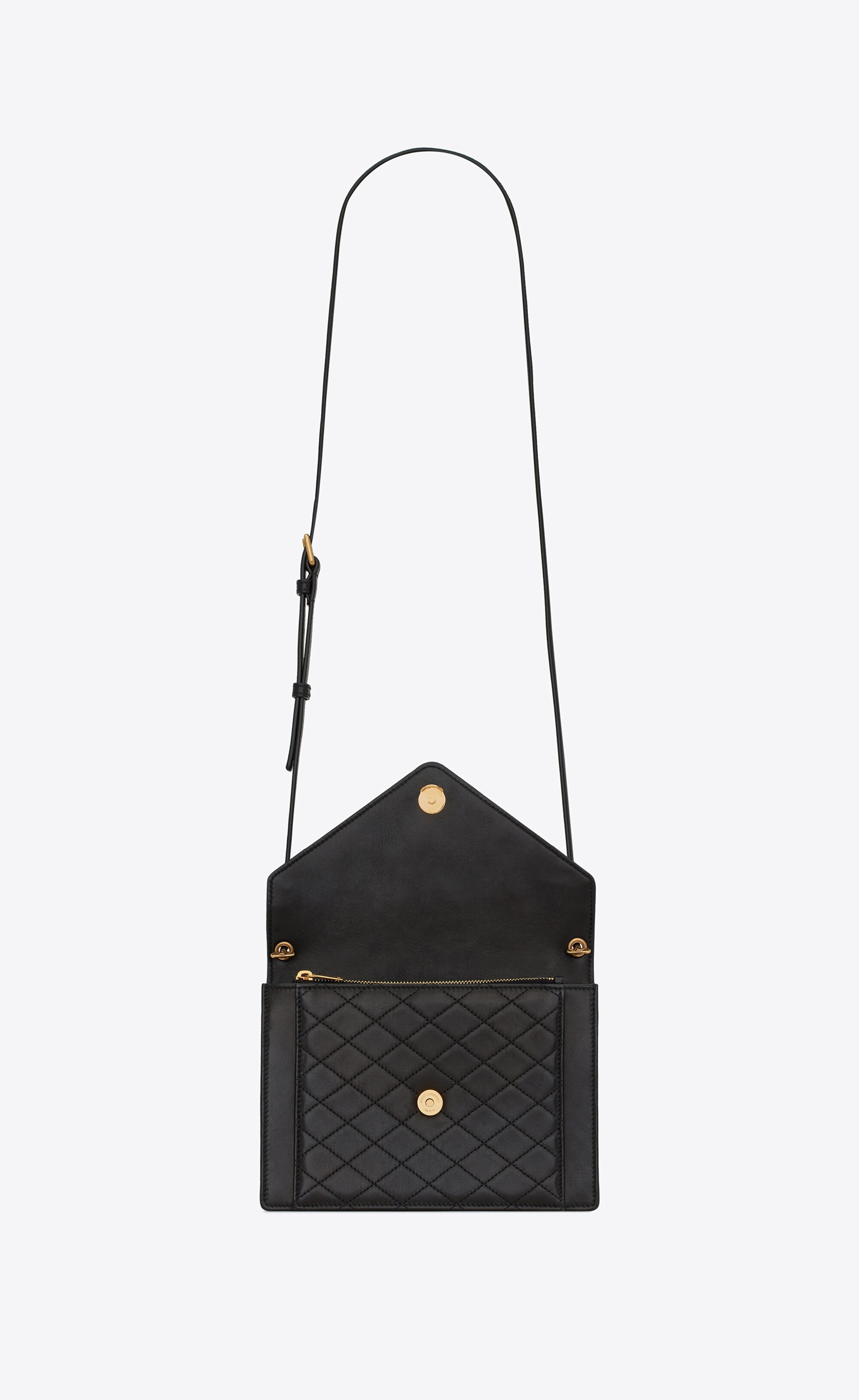 gaby mini satchel in quilted lambskin - 5