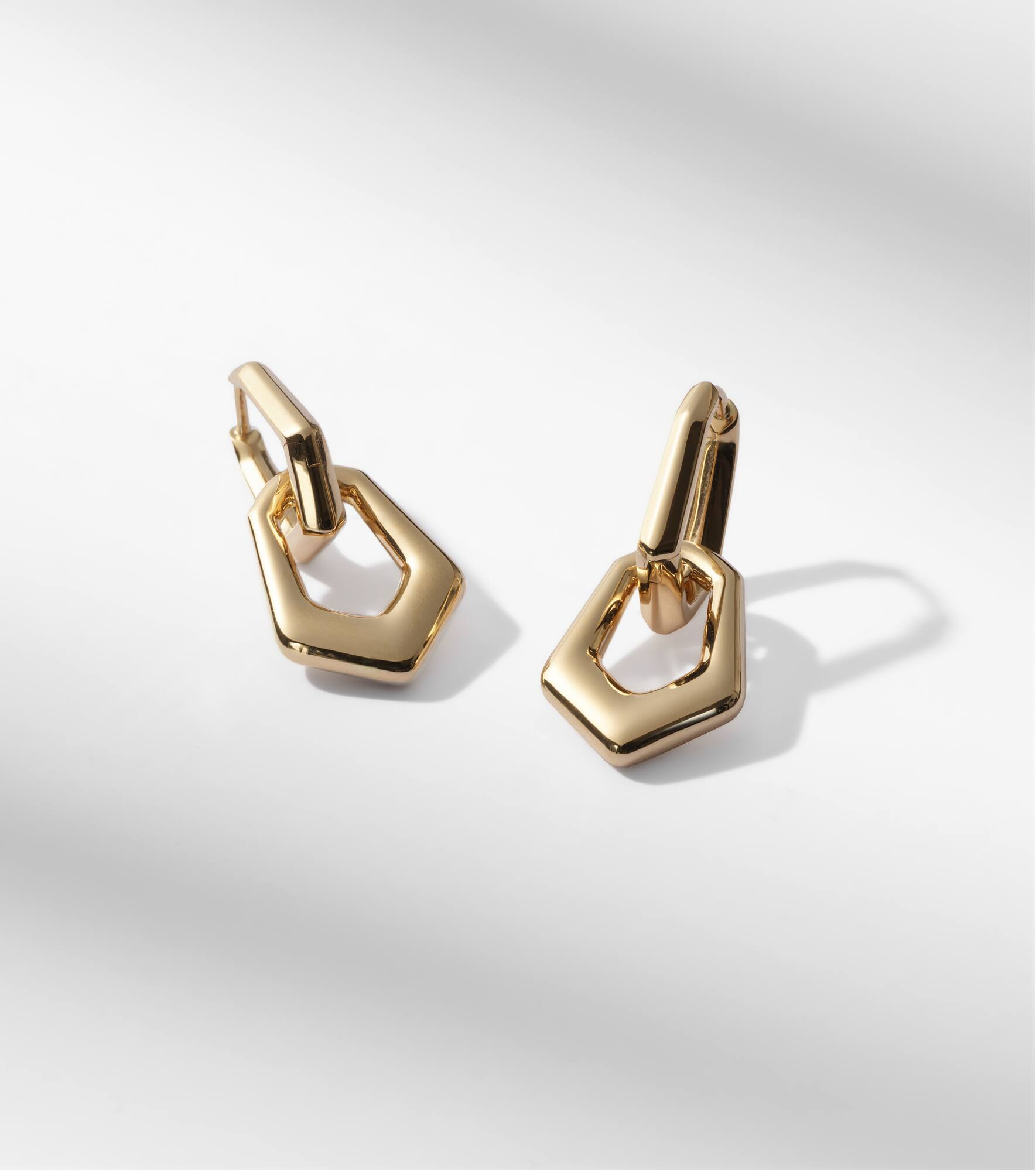 18kt gold earrings - 5