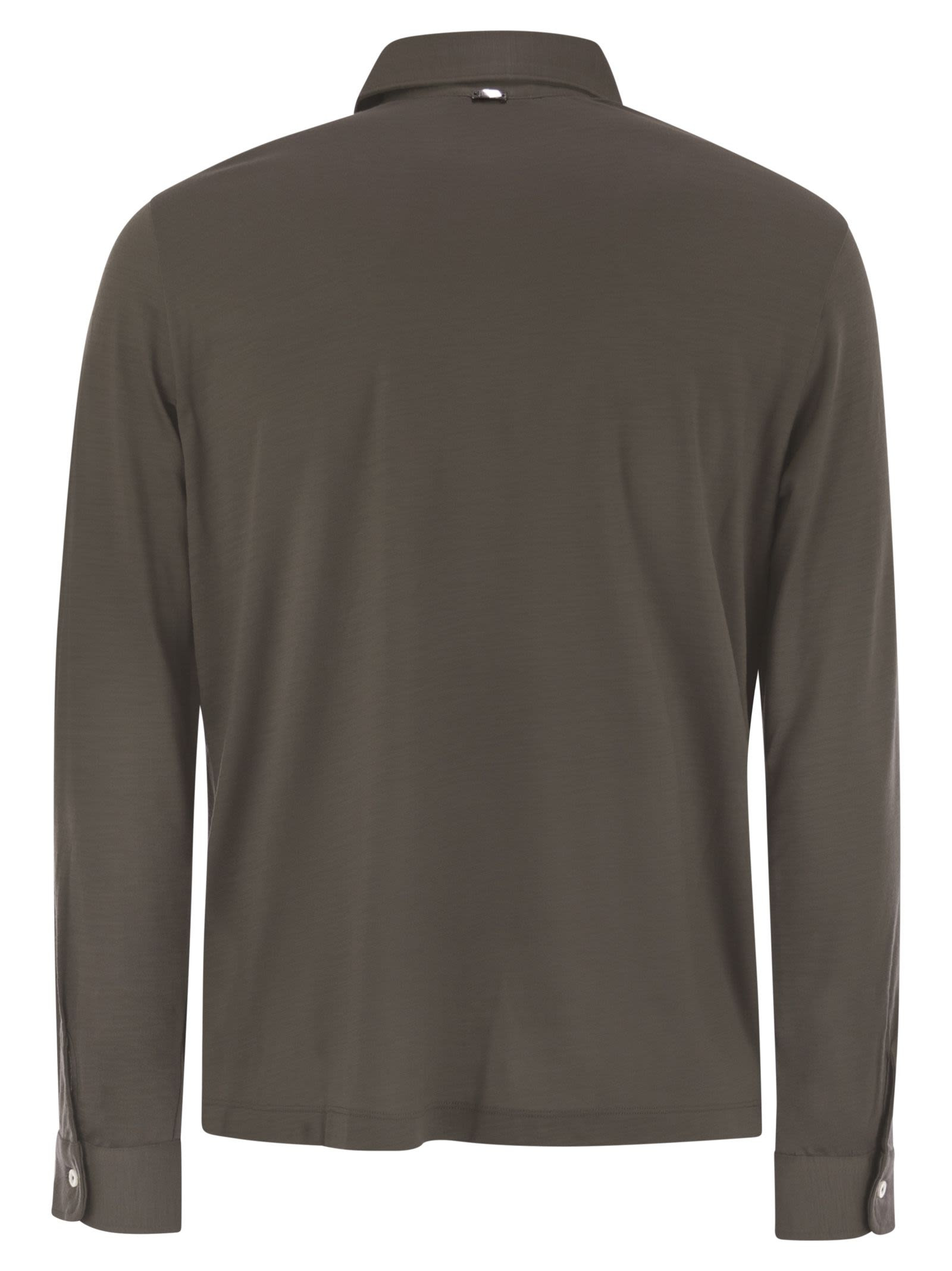 Herno Men Resort Polo Shirt In Soft Wool Knit - 2