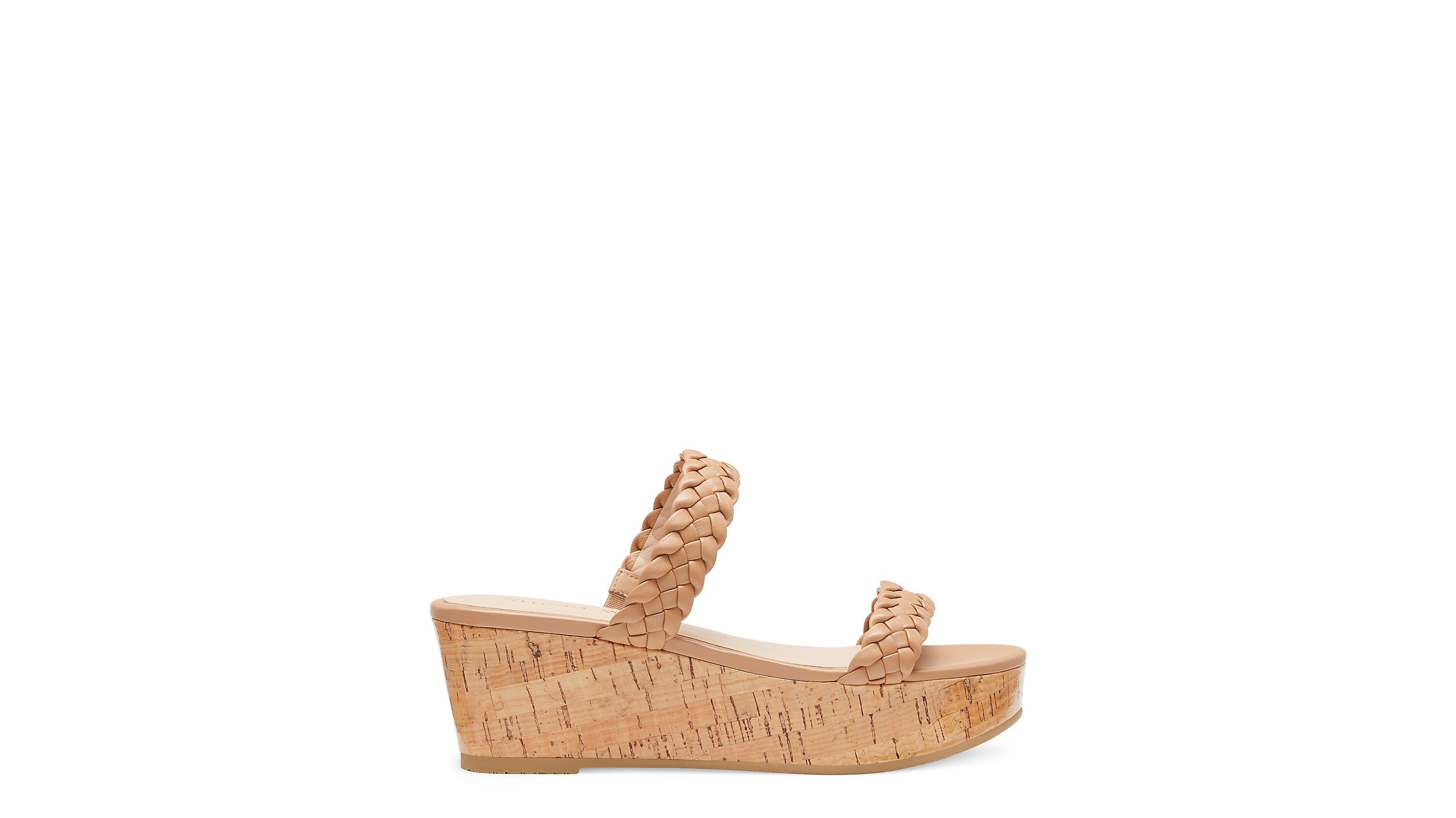 ALEENA WOVEN SUMMER SLIDE WEDGE - 1