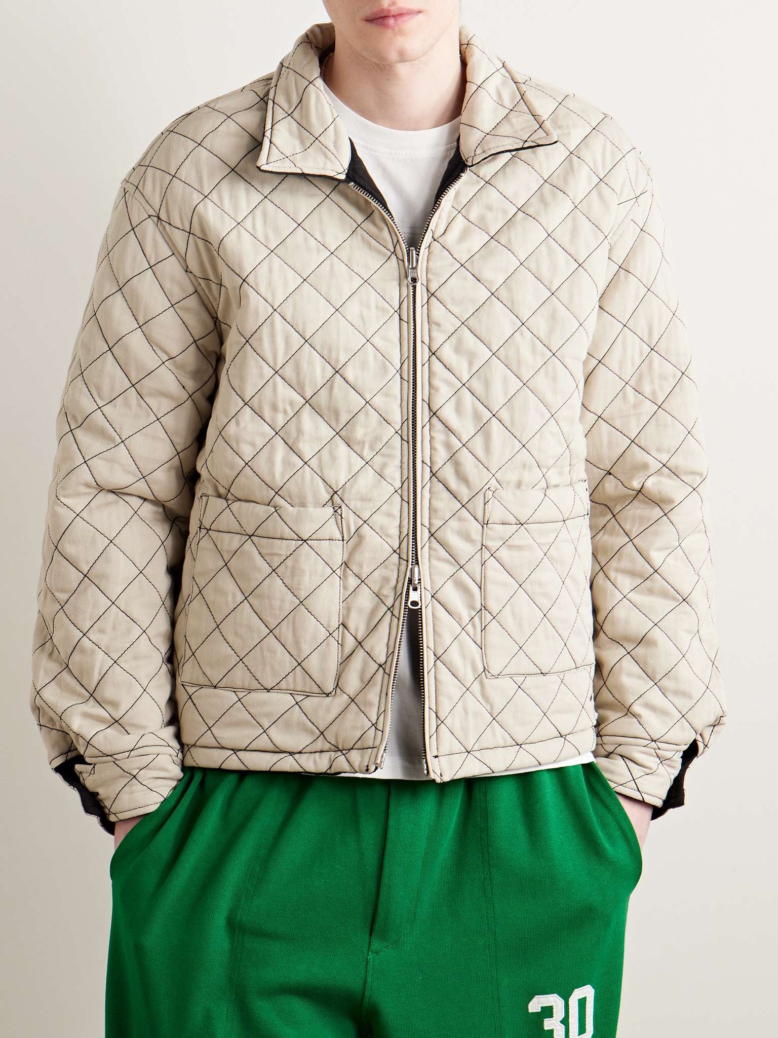 Bloomstein Reversible Printed Quilted Cotton-Twill Jacket - 6