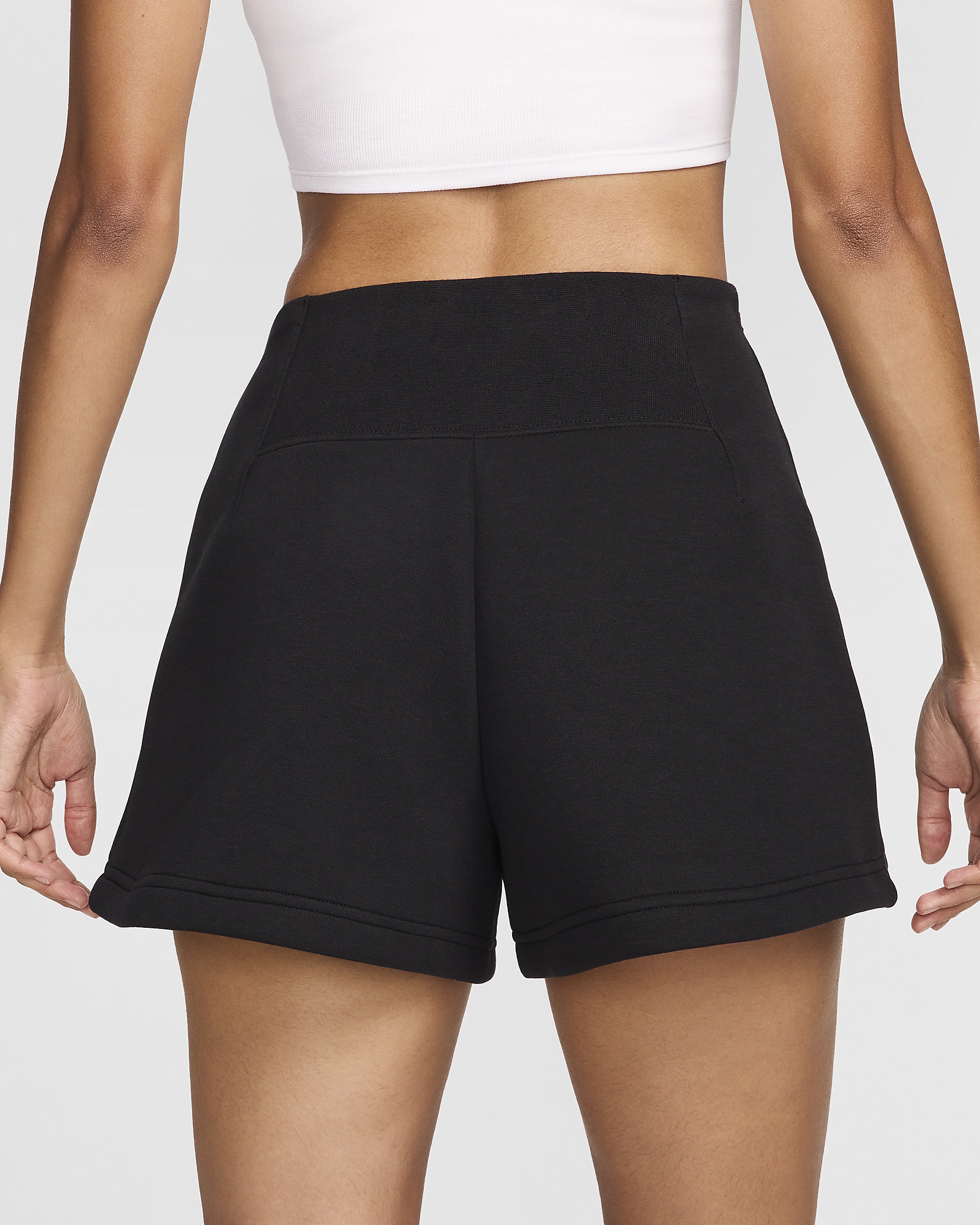 Nike Nike Sportswear Tech Fleece Women s High Waisted 3 Pleated Shorts REVERSIBLE