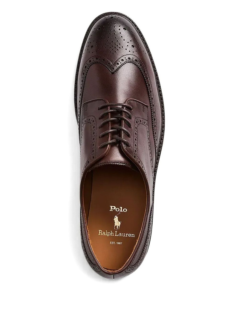 brogue-detailing lace-up shoes 4