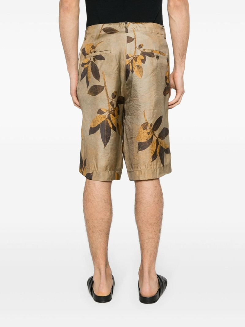 branches-print shorts 4