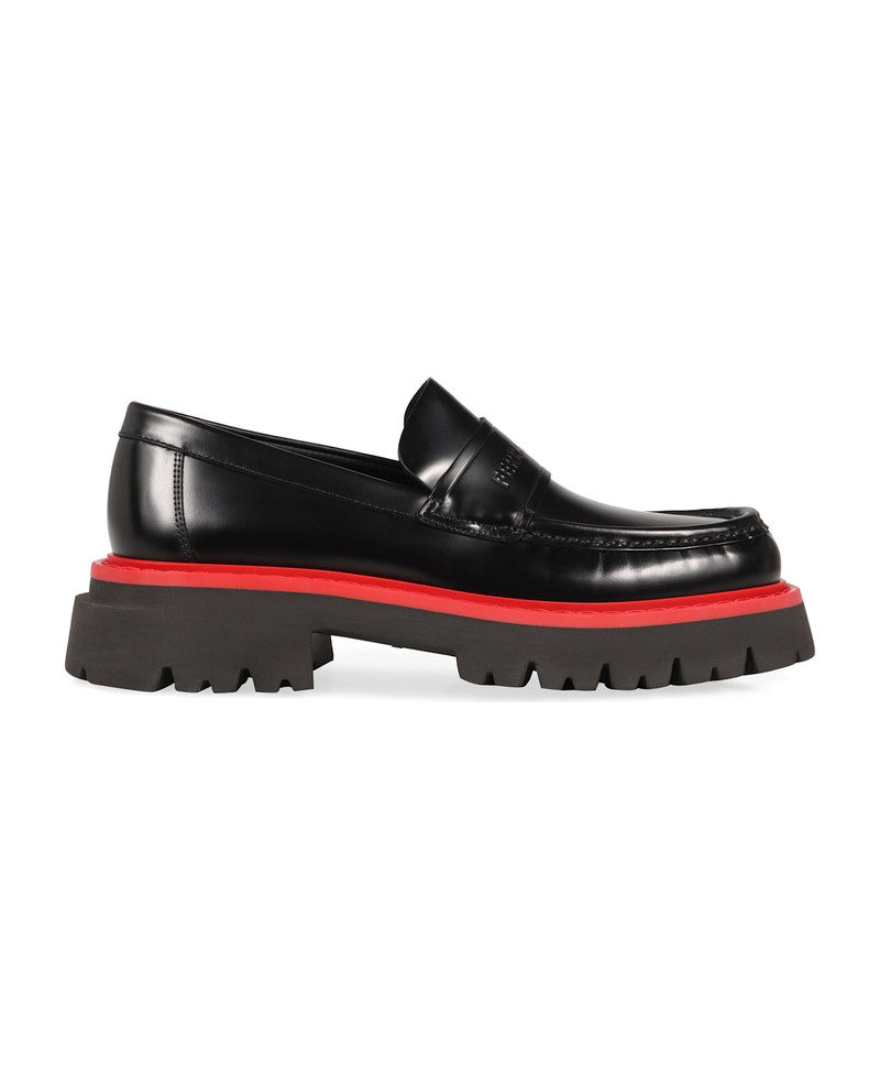 FERRAGAMO Leather Loafers outlook