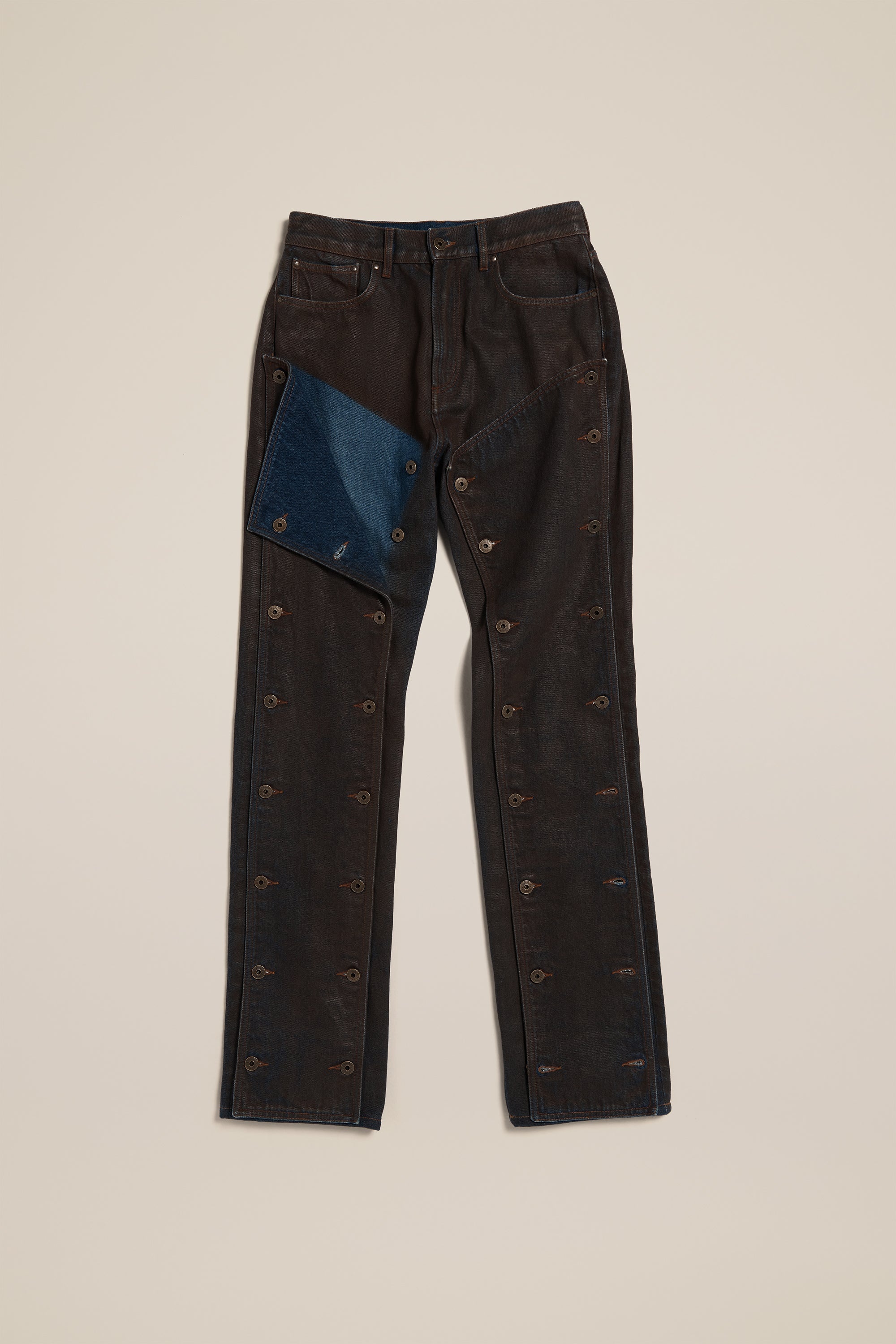 Button Panel Jeans - 10