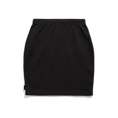 BALENCIAGA Women's Mini Skirt in Black Faded outlook