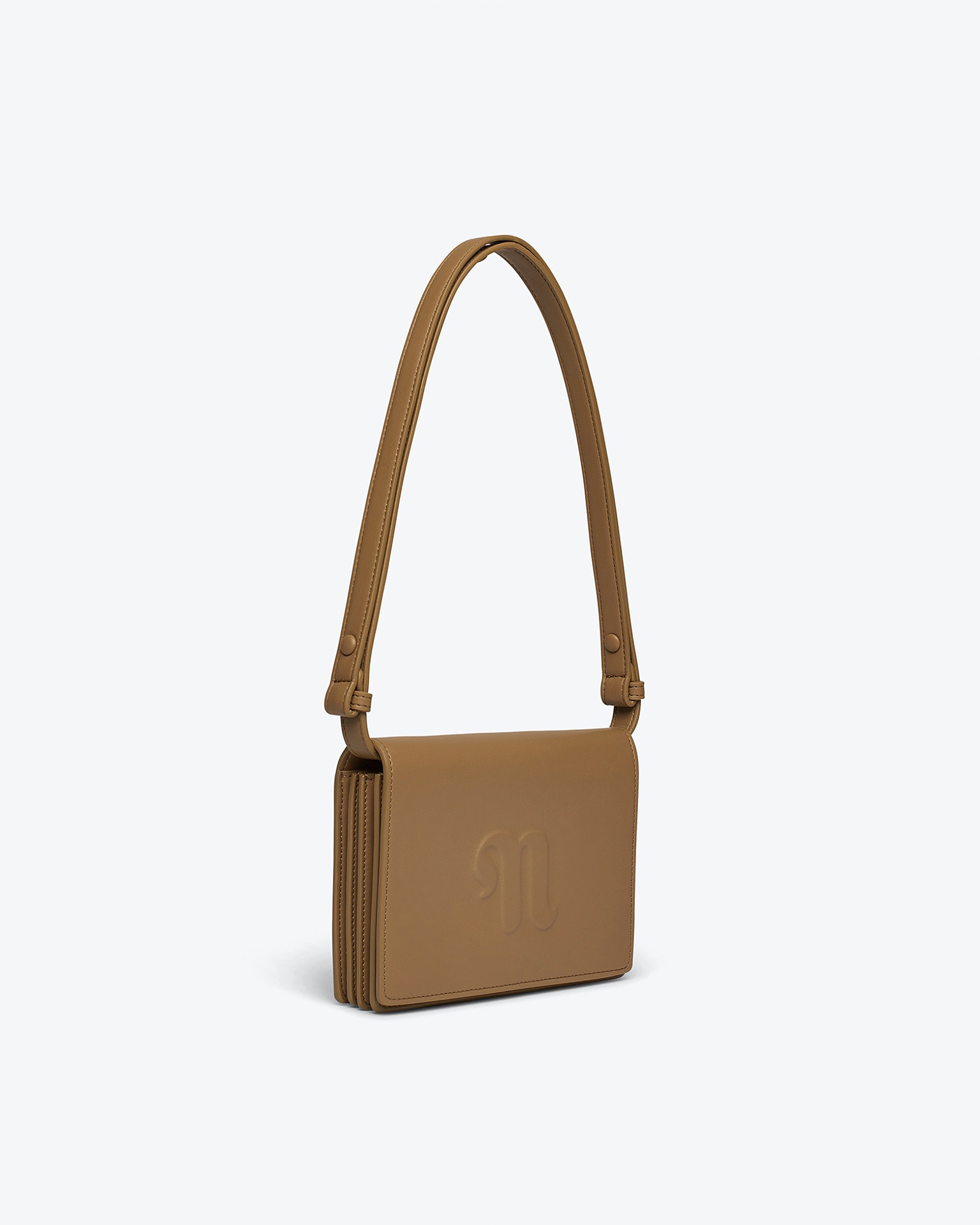 THE CONCERTINA - Alt-nappa shoulder bag - Light khaki - 2