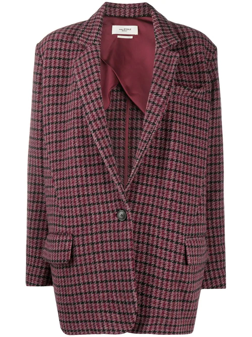 Charly houndstooth blazer - 1