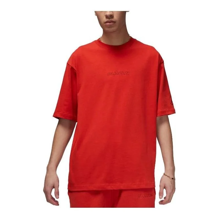 Air Jordan Wordmark T-Shirt 'Red' FJ1969-622 - 1