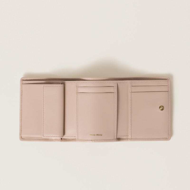 Miu Miu Small matelassé nappa leather wallet outlook