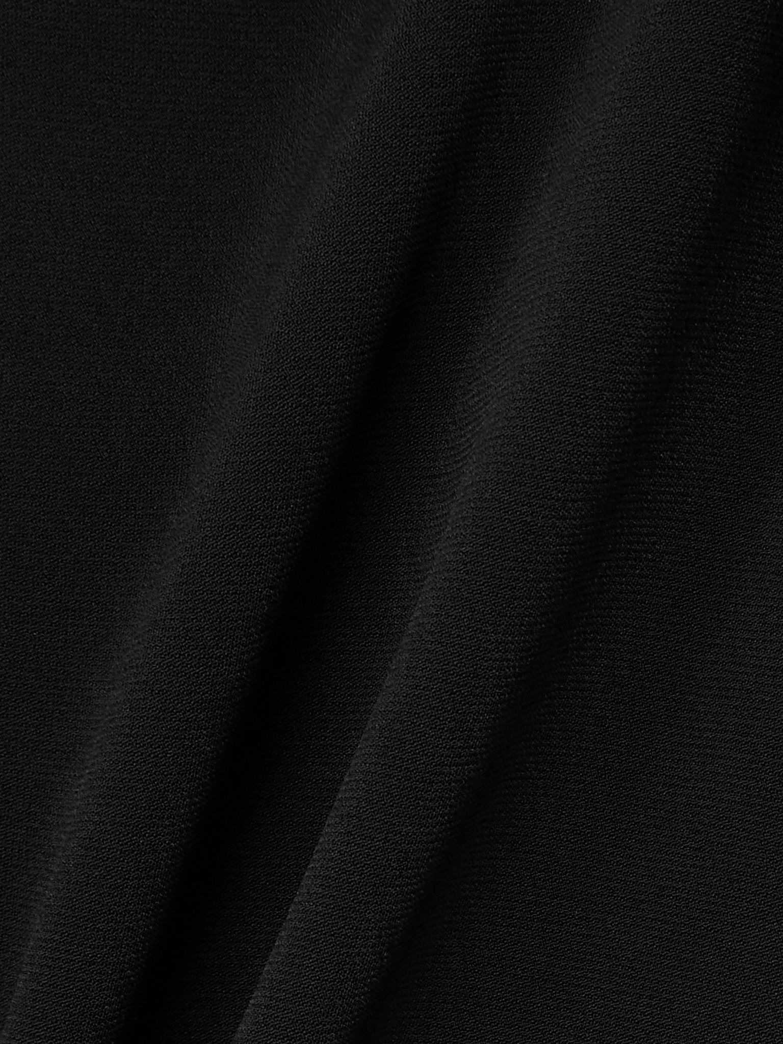 Twisted crepe dress Black - 4