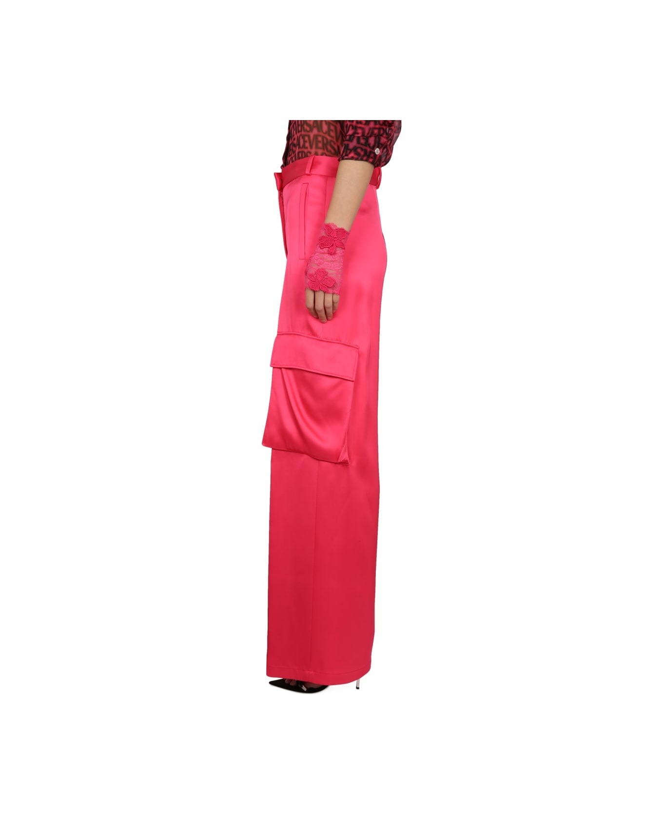 パンツ VERSACE SS23 DUCHESSE PANTS (1009844_1A068381B000) BLACK Versace DUCHESSE PANTS (1009844) – LOZURI®