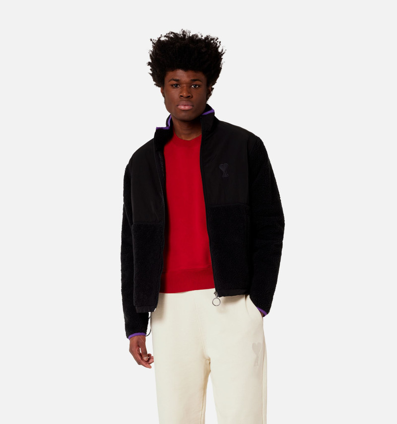 AMI Paris Ami De Cœur Sherpa Zipped Jacket outlook