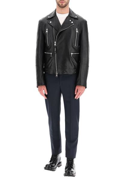 Alexander McQueen LEATHER BIKER JACKET outlook