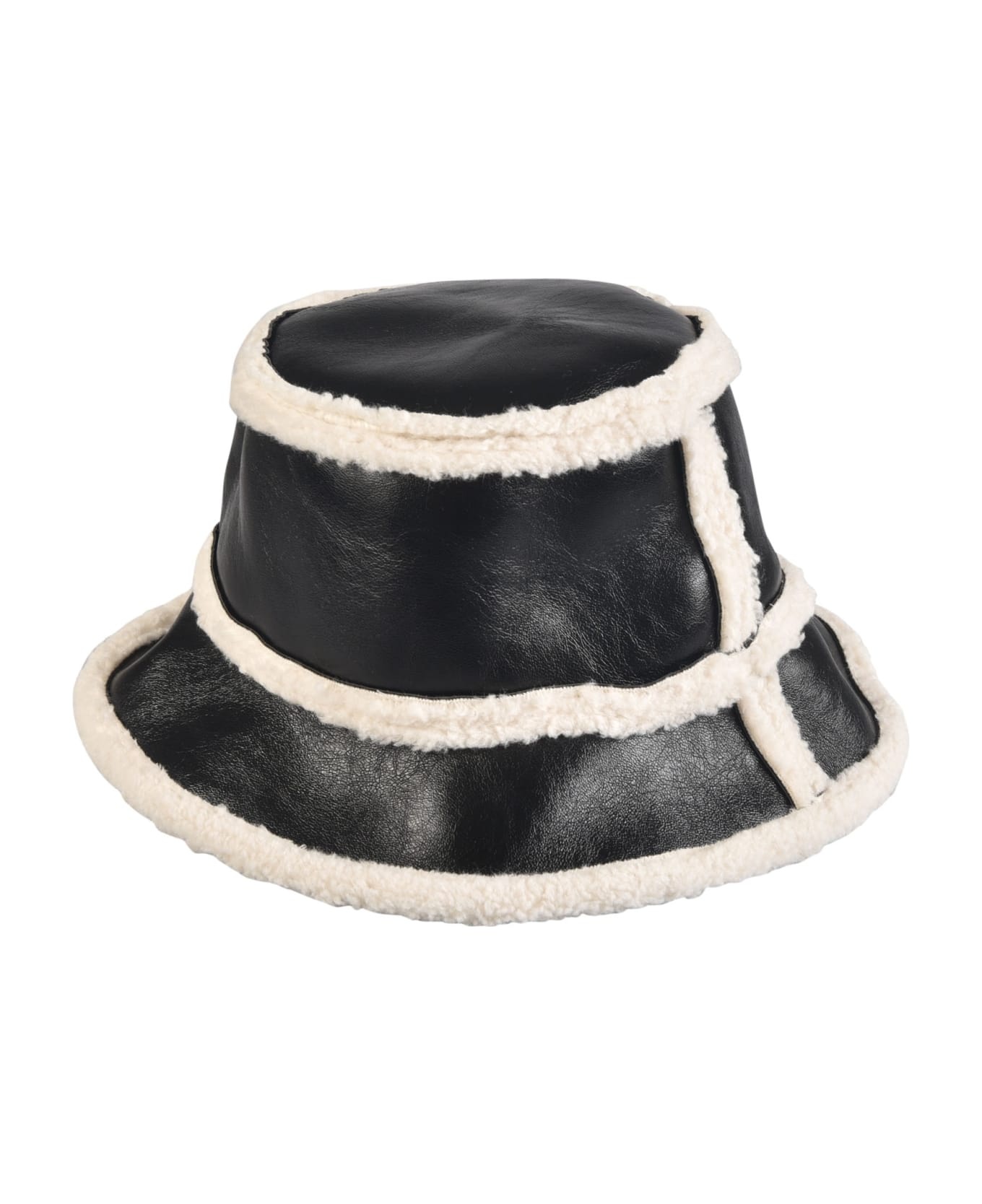 Fur Detailed Stand Hat - 1