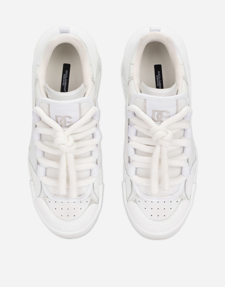 Mixed-material Portofino sneakers - 4