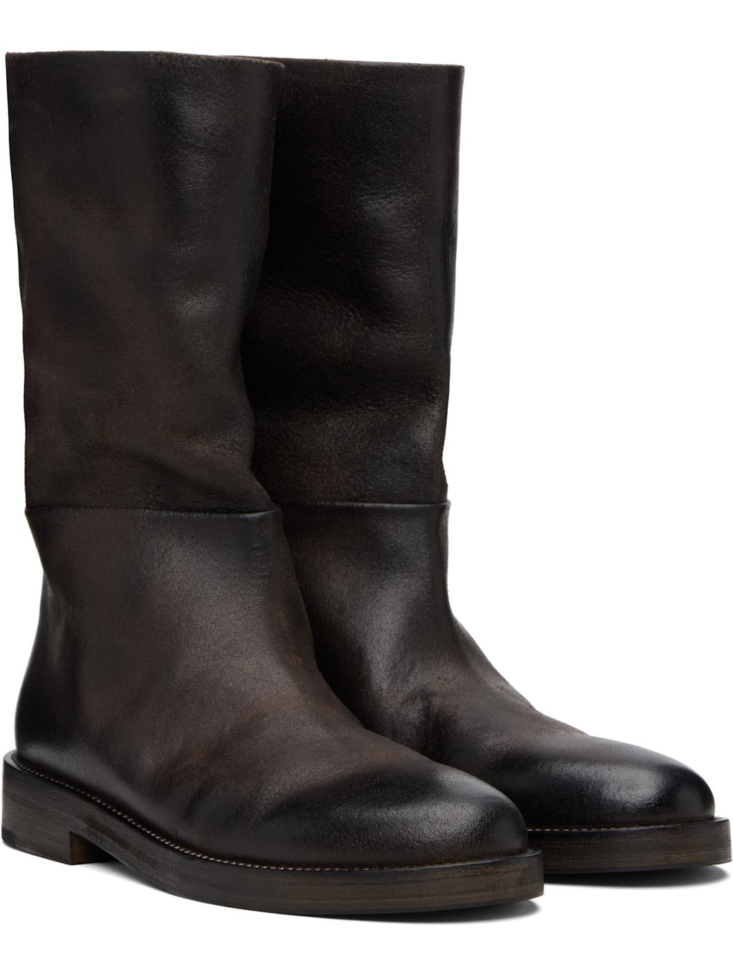 Brown Tubetto Boots - 4