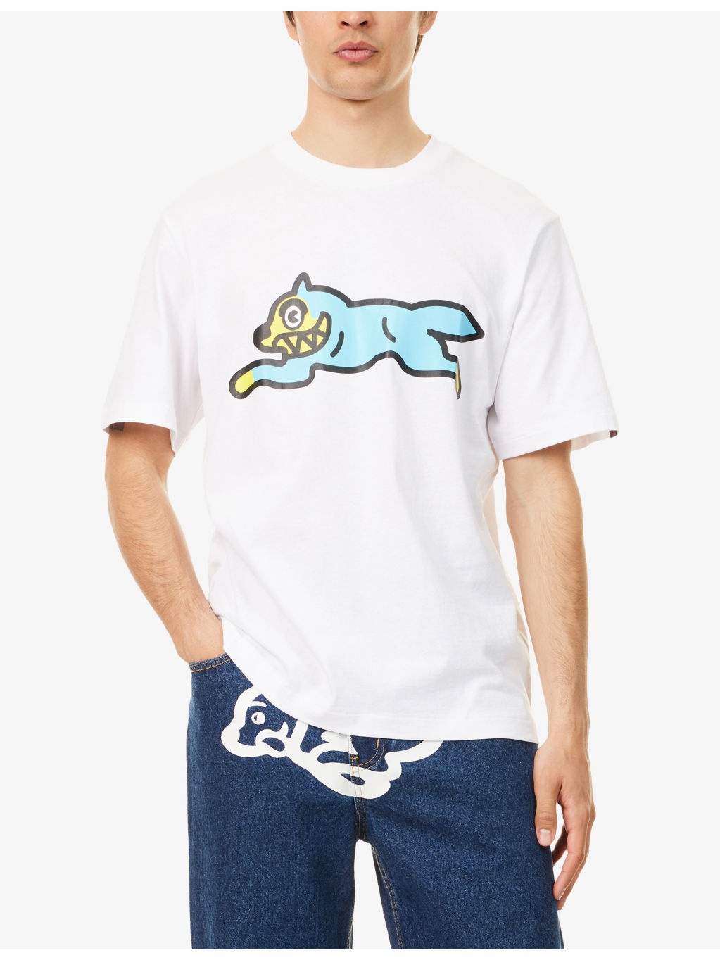 Running Dog Graphic-Print Cotton T-shirt - 3