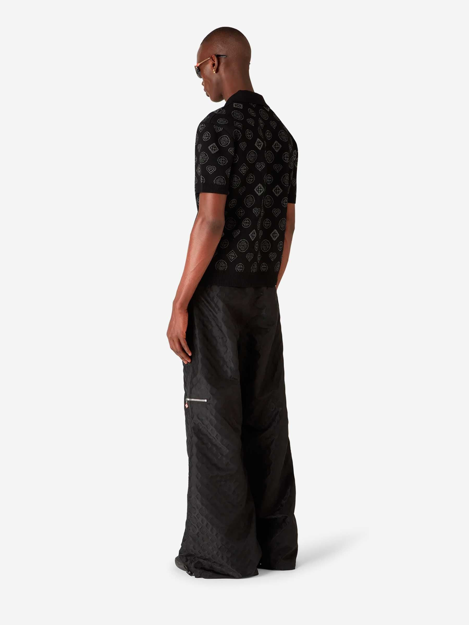 JACQUARD MONOGRAM POLO - 3