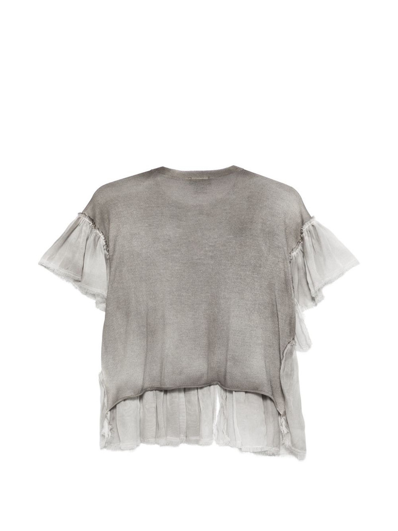 Avant Toi ruffled T-shirt outlook